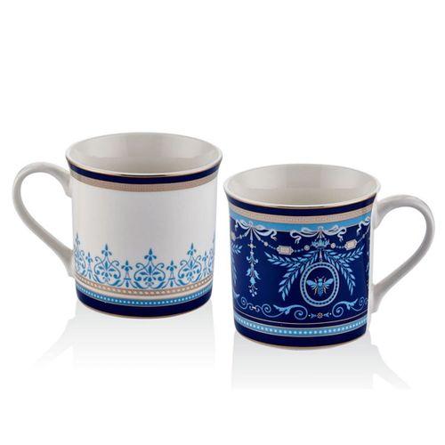 Porselen Blue Banube 2li Kupa Seti 9cm