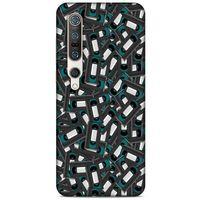 Retro (26) Desen Tpu Silikon Kılıf Renkli Xiaomi Mi 10 Pro Kılıf