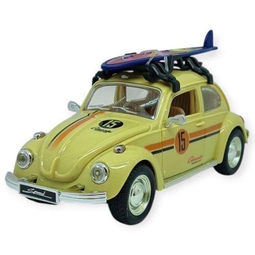 Tatil Serisi - Sesli Işıklı Vosvos Araba 18 cm - Bej