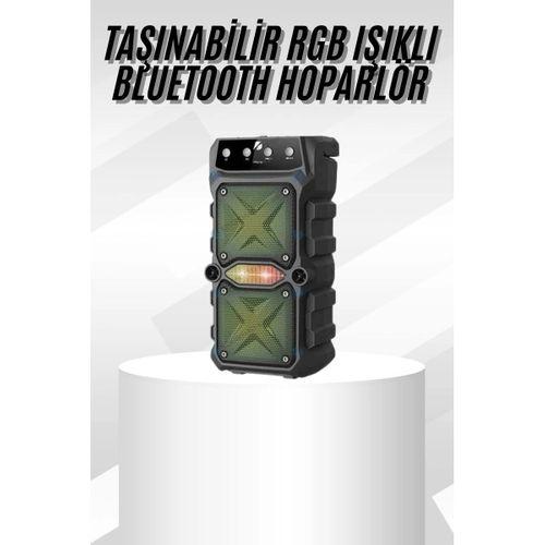 Çift Çıkışlı Güçlü Bataryalı Kablosuz Yüksek Ses Kaliteli Bluetooth Hoparlör