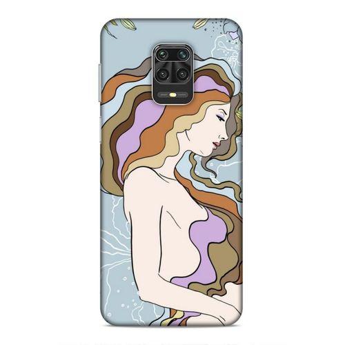 Xiaomi Redmi Note 9 Pro Uyumlu Kılıf Face'X 17 Tasarım Kılıf Uzun Saçlı