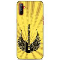Lopard Oppo Realme C3 Uyumlu Kılıf Tattoo's (41) Tank Kılıf Gitar Dövmesi