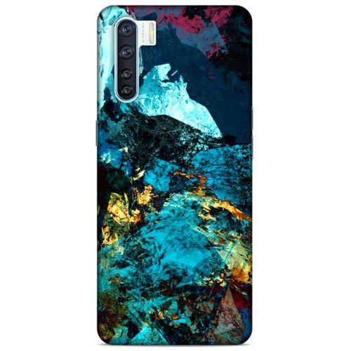 Lopard Oppo A91 Uyumlu Kılıf Soyut Sanat (40) Desenli Fit Silikon Kılıf