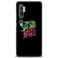 Xiaomi Mi Note 10 Kılıf HD Baskılı Kılıf - Good Things + Tam Ekran Koruyucu
