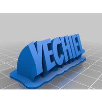 Yechiel 3D Baskı (Bu ürün Sadece Plastik parçadır - Almadan Önce Soru Sorabilirsiniz)