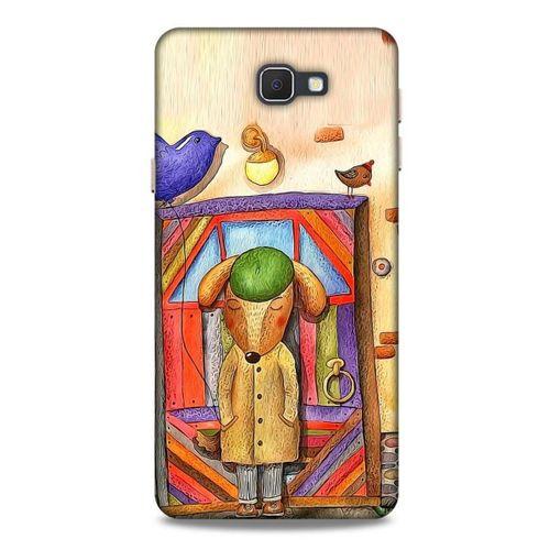 Samsung Galaxy J7 Prime Kılıf Depresyon (27) Tasarımlı Kılıf Turkuaz Siyah