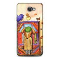 Samsung Galaxy J7 Prime Kılıf Depresyon (27) Tasarımlı Kılıf Turkuaz Siyah