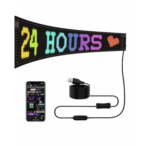 60 Cm Led Matrix Panel 16x96 Piksel Bluetooth Kontrollü Rgb Kayan Yazı Ekranı