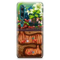 Xiaomi Mi Note 10 Pro Kılıf Karınca Yuvası Arka Kapak Koruma Desenli Full Koruyucu