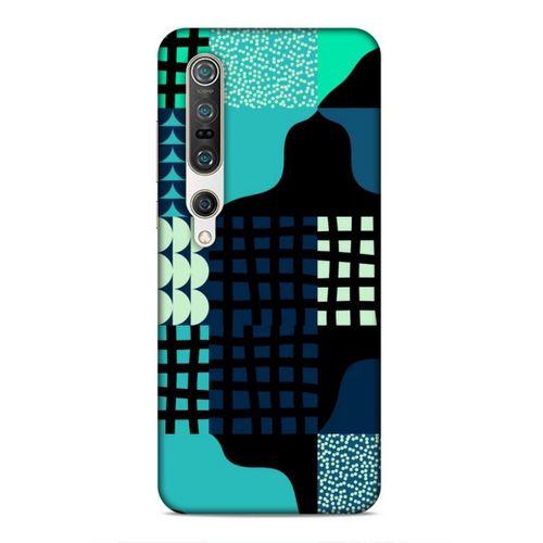 Xiaomi Mi 10 Pro Uyumlu Kılıf Insomnia (17) Tasarım Kılıf Yeşil Lacivert