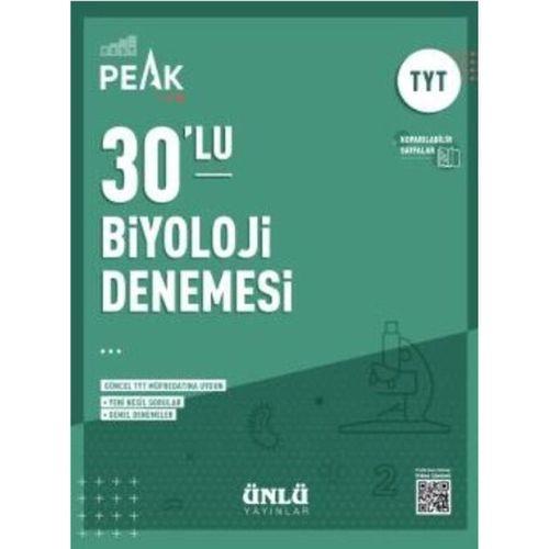 TYT Biyoloji Best Peak 30 lu Denemesi Ünlü Yayıncılık