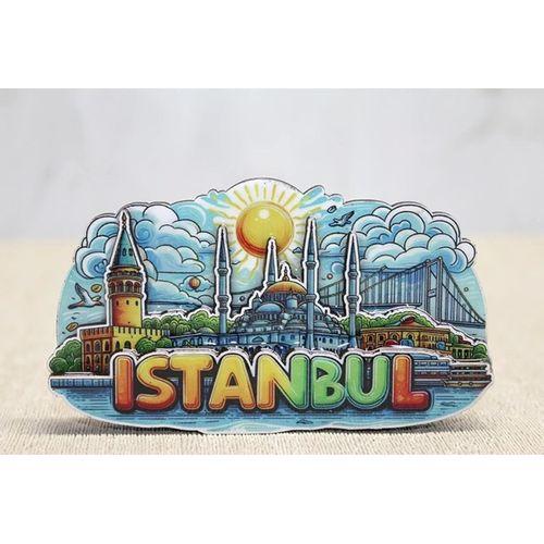 Ahşap İstanbul Temalı Magnet