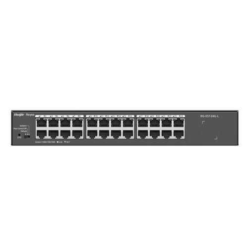 RUIJIE REYEE RG-ES124G-L 24 PORT GIGABIT METAL KASA RACKMOUNT SWITCH