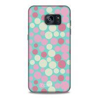 Samsung Galaxy S7 Edge Kılıf Pastel Renkler (50) Shockproof Kılıf Bordo Pembe