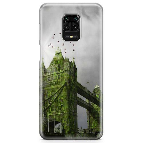 Xiaomi Redmi Note 9 Pro Kılıf İngiltere Tower Bridge Arka Kapak Koruma Desenli Full Koruyucu
