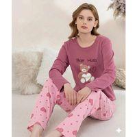 Boyraz 0354 Kadın Penye Uzun Kol Pijama Takımı