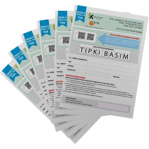 2026 TUS Temel&Klinik Tıp Bilimleri ÖSYM Çıkmış Soru Tıpkı Basım Son 3 Yıl 12li Deneme Kitapçığı