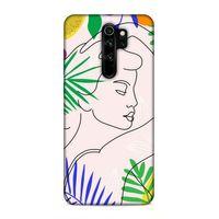 Xiaomi Redmi Note 8 Pro Uyumlu Kılıf Face'X 8 Baskılı Kılıf Çizim Kadın