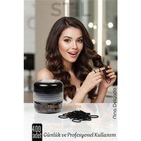 Silikon Saç Tokası Siyah Saç Lastiği Mini Elastik Toka 400 ADET SİYAH 720709