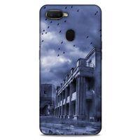 Oppo Ax7 Kılıf Depresyon (39) Liquid Crystal Kılıf Şeker Pembe Bordo