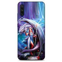 Xiaomi Mi A3 Kılıf Dragons (31) TPU Kılıf Ejderha ve Sahibe