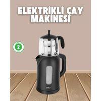 0,9 L Cam Demlik Ve 1,7 L Su Haznesi İle Çay Keyfi