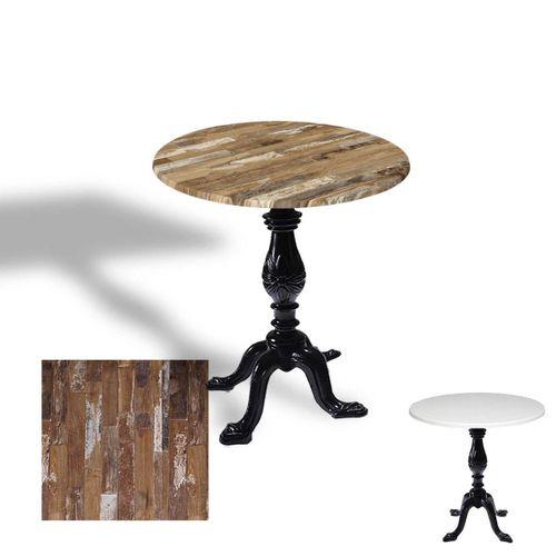 Dockers Çipa 1001 Döküm Ayak Yuvarlak Masa Çap 90cm - (Werzalit, Wermodin ve Allzalit Tabla) - Maracaibo