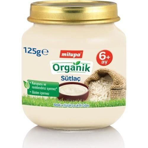 Milupa Milupa Organik Sütlaç Kavanoz Maması 125 Gr