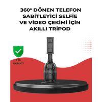 Telefon Ve Kamera Uyumlu 360° Otomatik Takipli Akıllı Masa Tripodu