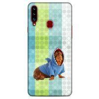 Samsung Galaxy A20s Kılıf Köpek Kıyafetleri (43) Thin Fit Kılıf Cocker Kapişonlu Eşofman