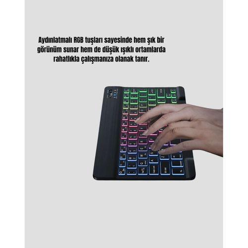 Türkçe Q Klavye Rgb Işıklı Ergonomik Tasarımlı