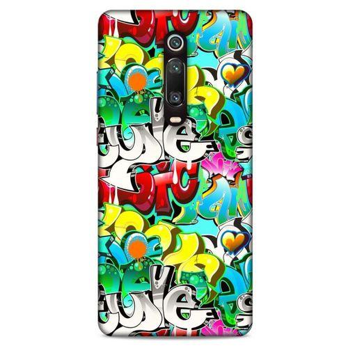 Graffitix (13) Desenli Silikon Kapak Xiaomi Redmi K20 Kılıf