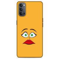 Emojix (69) Oppo Reno 4 Kılıf Silikon Kapak Desenli