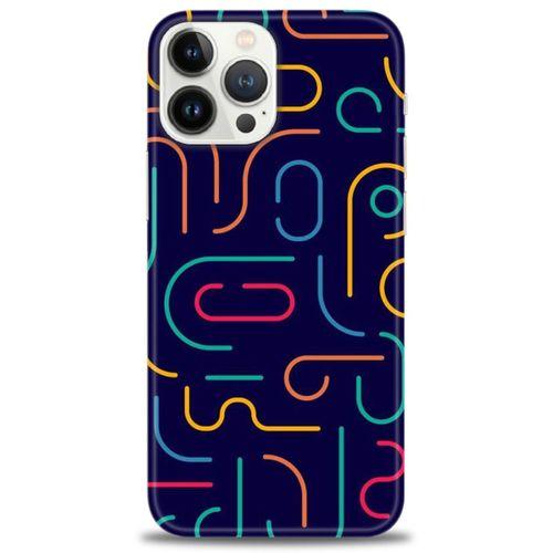 Tecno Spark 10 Pro Kılıf HD Baskılı Kılıf - Renkli Çubuklar + Tam Ekran Koruyucu