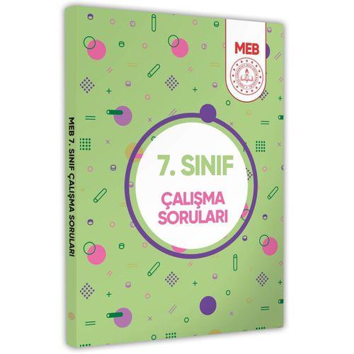 2025 7 Sınıf MEB Tüm Dersler Çalışma Soruları Soru Bankası (Renkli Baskı A4 Boyut)