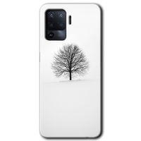 OPPO Oppo Reno 5 Lite Kılıf HD Desen Baskılı Arka Kapak - Alone Tree