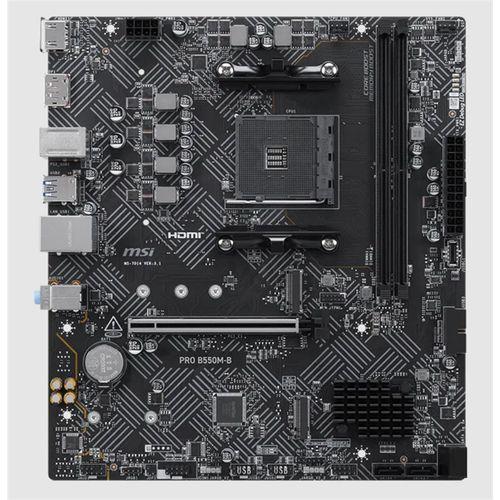 MSI PRO B550M-B DDR4 4600MHZ 1XHDMI 2XM.2 MATX AM4 (AMD AM4 5000/5000G/4000G/3000/3000G SERİLERİ İLE UYUMLU)