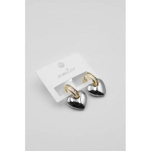 Kalp Küpe - Gümüş