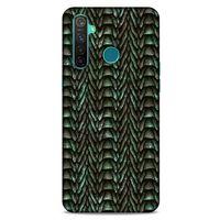 Oppo Realme 5 Pro Kılıf Dragons (9) Kılıf Ejderha Cilt Açık Yeşil