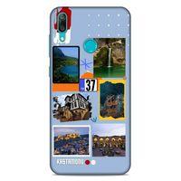 Lopard Huawei Y7 Prime 2019 Uyumlu Kılıf Şehirli ※ (37) Kastamonu Silicone Cover