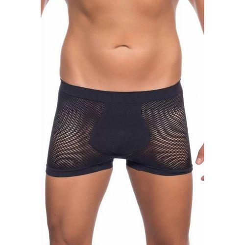 Siyah Mı Emay 2106 Fileli Soft Erkek Boxer