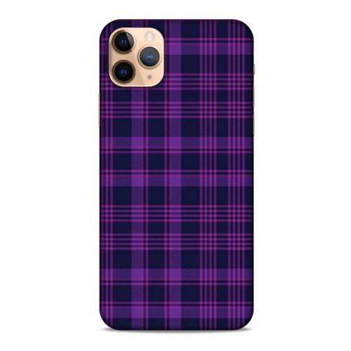 Apple Iphone 11 Pro Uyumlu Kılıf Mor Delisi (10) Full Koruma Kılıfı Ekose