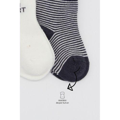 Bistyle 2'Li Big Heart Penye Soket Çorap 10117 Antrasit
