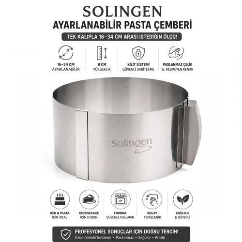 Ayarlanabilir Metal Kek Kalıbı 16-34 cm