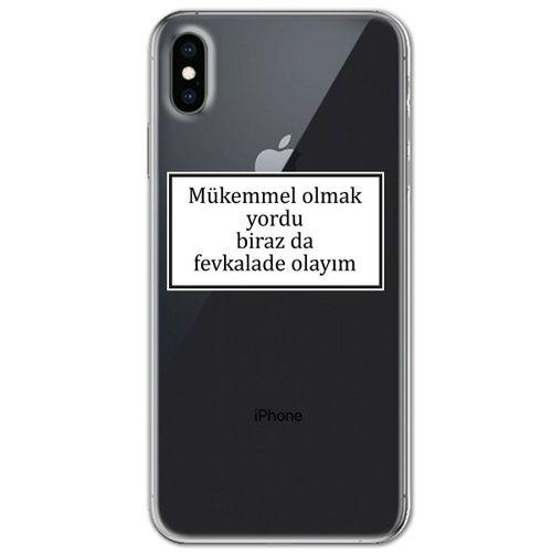 Iphone X Kılıf HD Yazı Baskılı Silikon Arka Kapak - Yazı 12