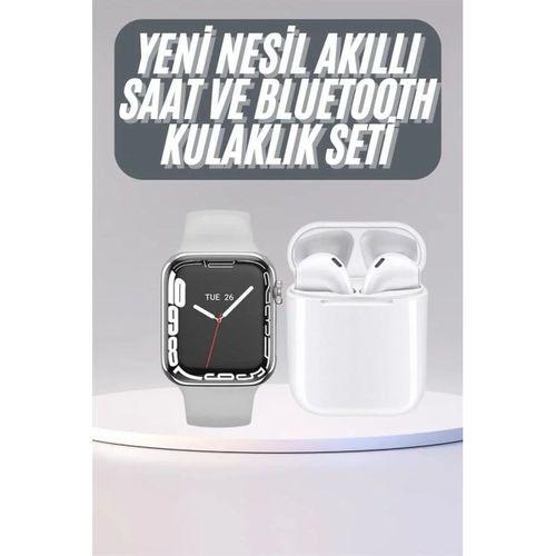 Akıllı Saat Kulaklık Hediyeli Uyku Ve Sağlık Takibi Yapabilen Uzun Ömürlü