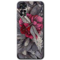 Redmi Note 11 Pro 5G Kılıf HD Desen Baskılı Arka Kapak - kelebek Ömrü + Kırılmaz Cam