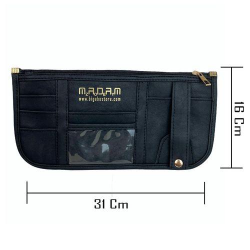 Araba Güneşlik  Visorbill Organizer Güneşlik Düzenleyici Siyah