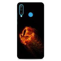 Lopard Huawei P30 Lite Uyumlu Kılıf FireX (30) Silicone Case Ateş Kartal