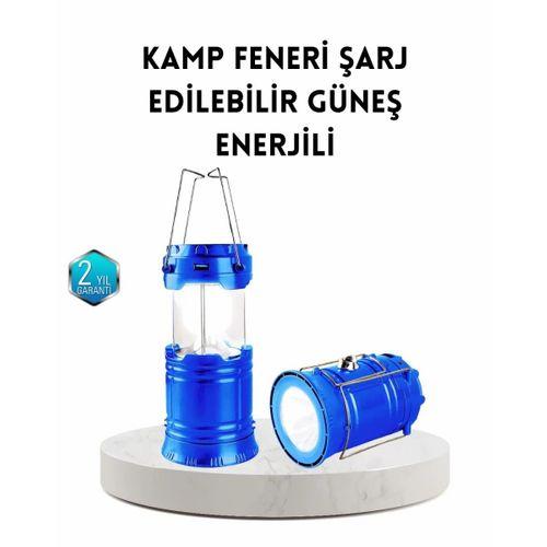 Güneş Enerjisiyle Çalışan Kamp Feneri Hafif Portatif Uzun Ömürlü